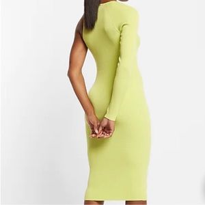 Express Body Counter One Shoulder Dress